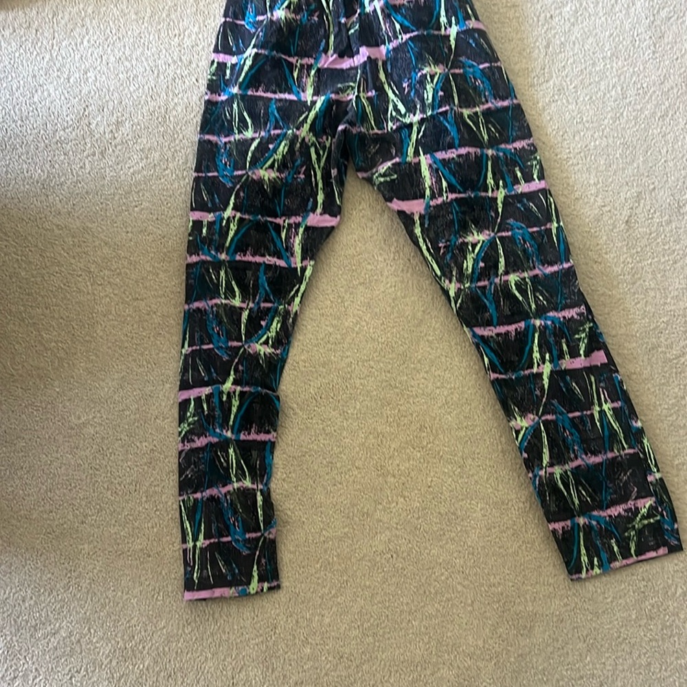 Colorful Abstract Patterned Pants - Picture 3 of 5